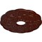 Ekena Millwork Terrones Butterfly Medallion (Canopies up to 3 7/8"), 17 7/8"OD x 3 7/8"ID x 1"P, Brushed Mahogany CM17TSBMF - alternate 2